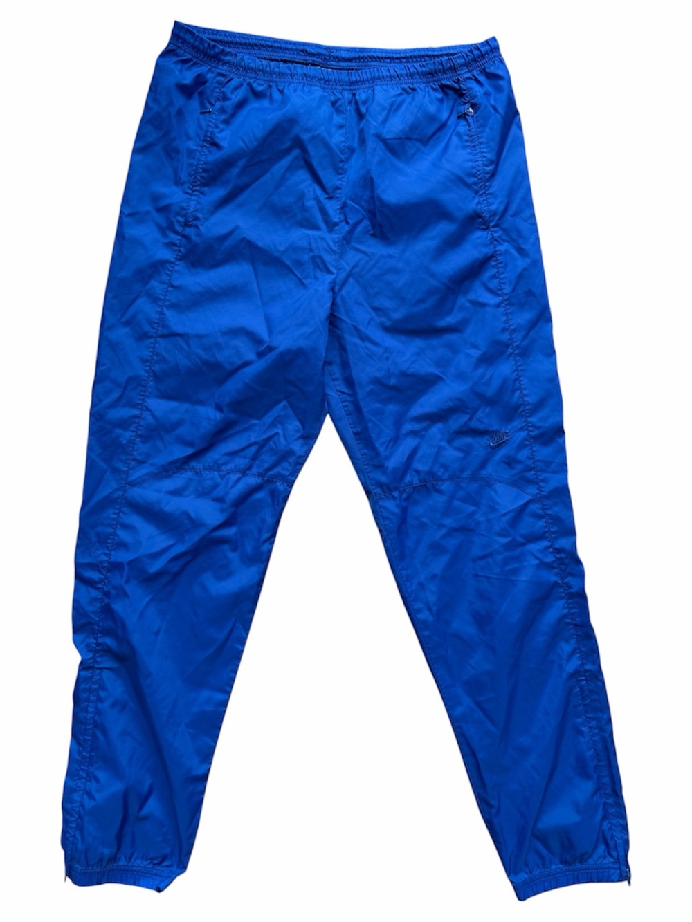 Vintage Nike Royal Blue Swoosh Windbreaker Track Youth Pants Y2K 90s- Large